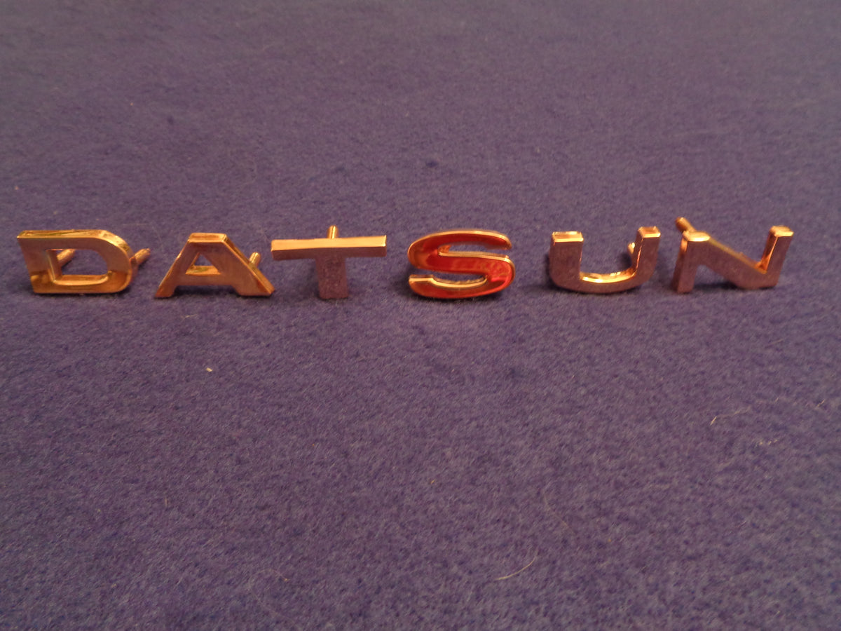 Datsun Roadster 65, 66, 67, 671/2, 68, 69 &amp; 70 Hood Emblem set