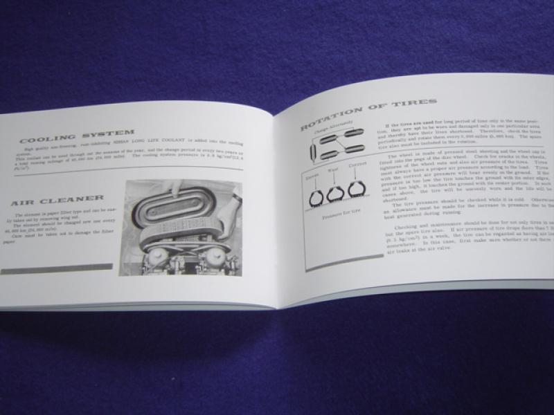Datsun Roadster 65-67 Owners manual