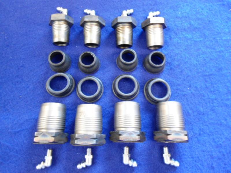 Datsun Roadster Fairlady Upper Lower Bushing, Cup & Zerk Kit