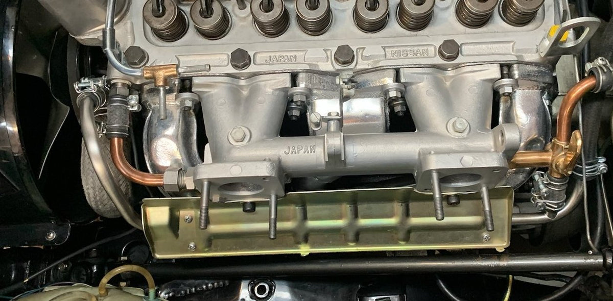 Datsun Roadster 1600 65, 66, 67, 67 1/2, 68 , 69 &amp; 70 Stainless Steel Water Tubes &amp; Hose