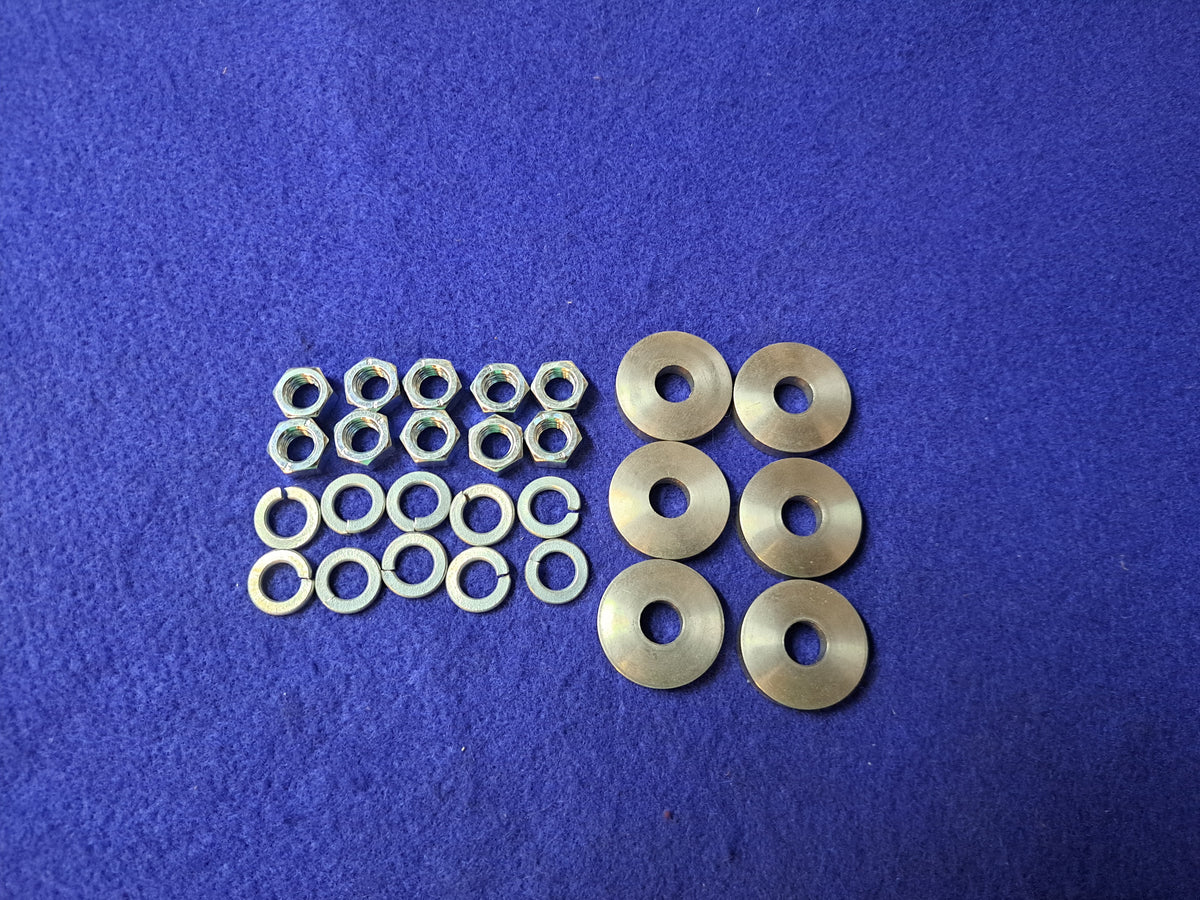 Datsun Roadster &amp; Fairlady 63, 64, 65, 66, 67, 67 1/2, 68, 69 &amp; 70 1600 &amp; 2000 Stainless SAE &amp; METRIC Exhaust Manifold Header Fastener ASSEMBLY