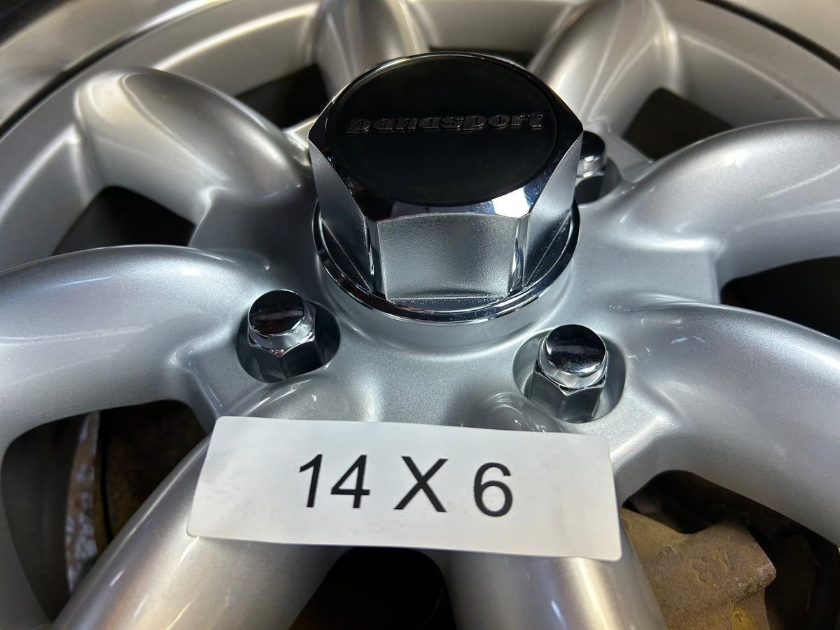 Datsun Roadster 14  X 6 Panasport Wheels