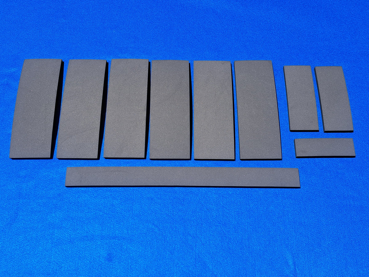 Datsun Roadster and Fairlady 1500 Body/Frame mounting pad (15) &amp; Frame Pad Closed Cell Foam