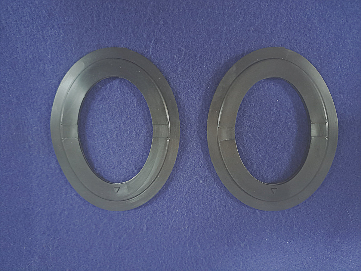 Datsun Roadster 66, 67, 671/2, 68, 69 & 70 open air intake valve vent weather-strip (PAIR) 2 VAIRIANTS