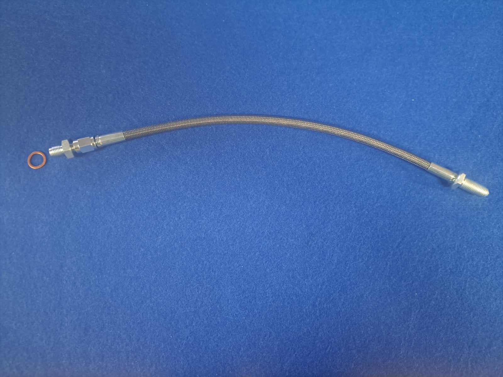 Datsun Roadster & Fairlady 65, 66, 67, 67 1/2, 68, 69 & 70 Clutch Hose with disconnect line stainless