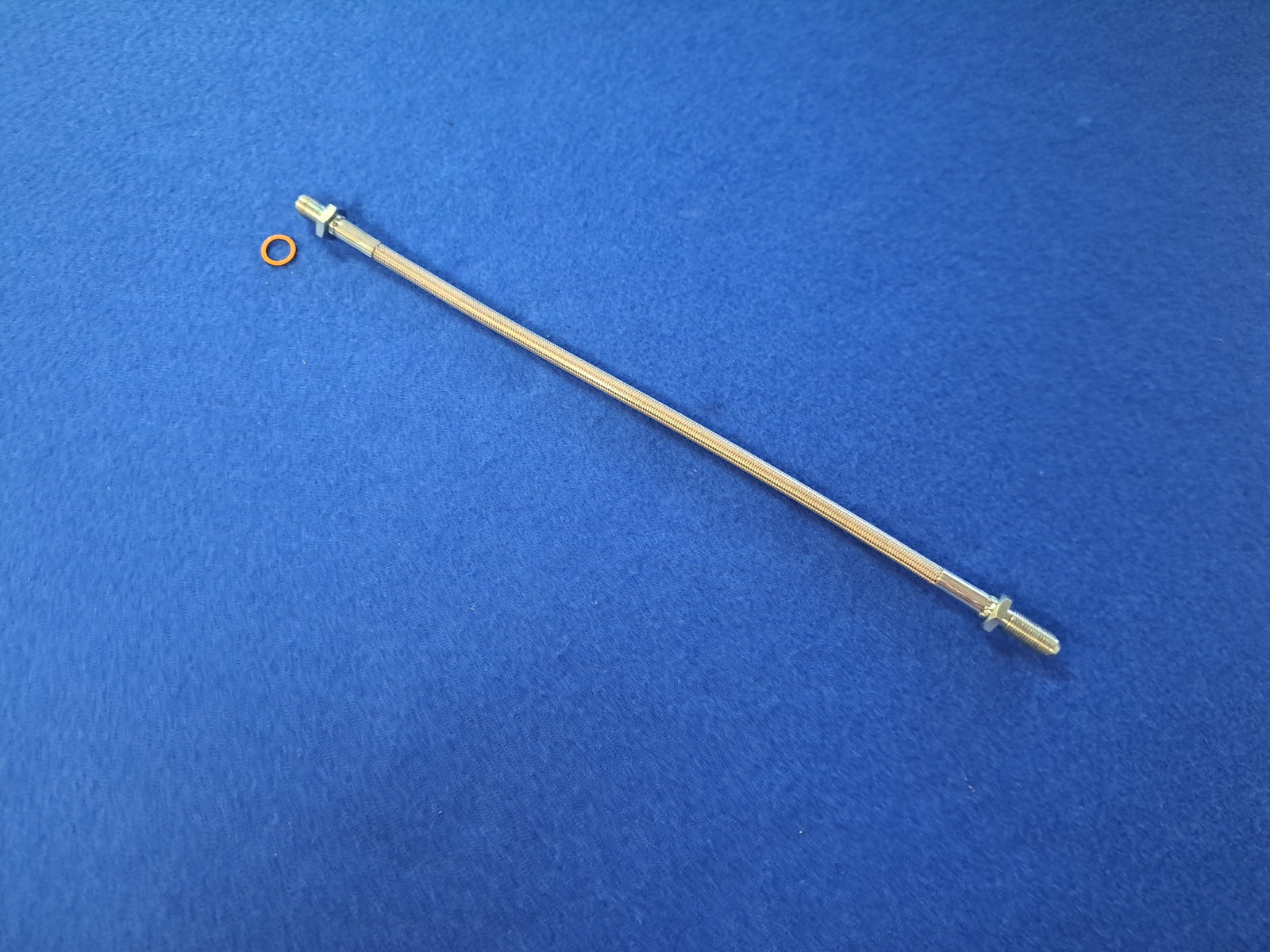 Datsun Roadster & Fairlady 65, 66, 67, 67 1/2, 68, 69 & 70 Clutch Hose with disconnect line stainless