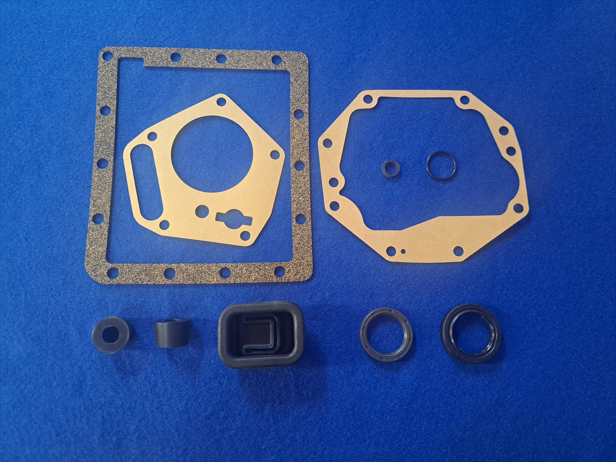 Datsun Roadster & 510 65, 66, 67, 67 1/2, 68, 69 & 70 1600 & 510 4 Speed Supplemented Transmission gasket Kit Assemblies w/50mm Front Seal ASSEMBLY
