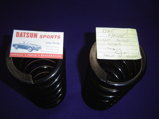 Datsun Roadster Mike Young / JT Competition Springs GENUINE (Pair)