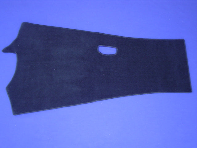 Datsun Roadster 65, 66, 67, 67 1/2, 68, 69 and 70 Carpet Set Plush black LH drive Trunk piece jack in back wall