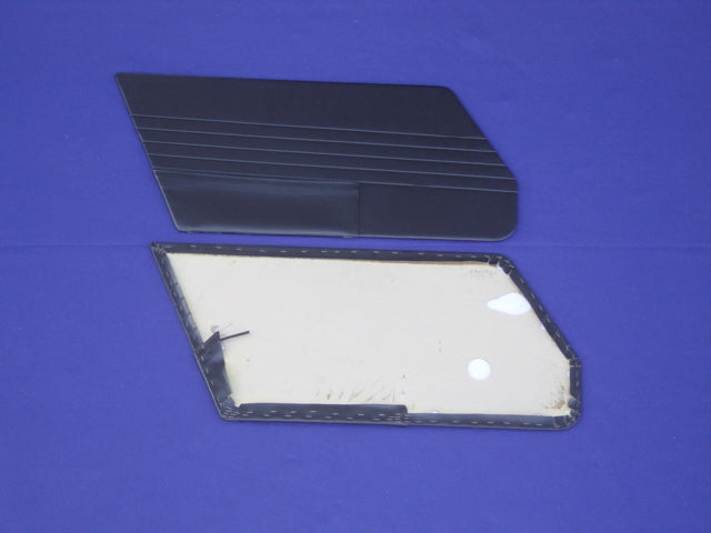 Datsun-Roadster 67 1/2 Black Door Panels w/Regular Pockets