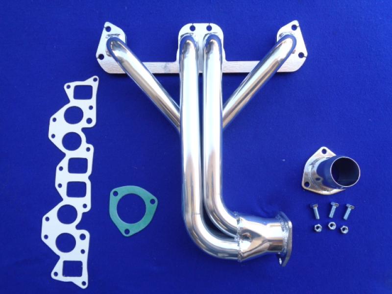 Datsun Roadster 2000 thermal coated header kit w/flex pipe