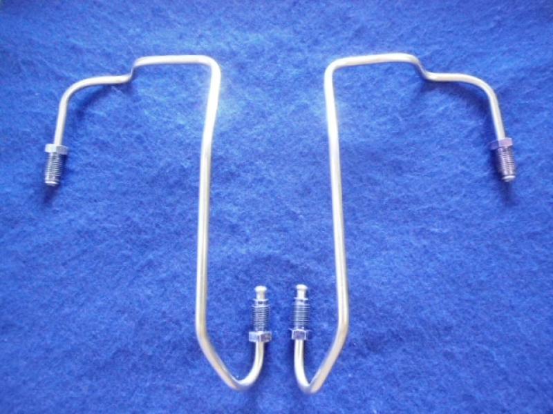 Datsun Roadster 2 &amp; 4 Piece Stainless Front Brake Hard Line Assembly
