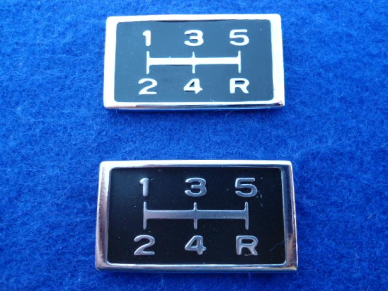 Datsun Roadster 5 speed 68, 69 and 70 Shift label gloss 1 Piece ...