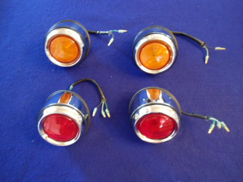Datsun Roadster 63 67 1/2 amber turn signal , 2 - 3 wire stop lamp