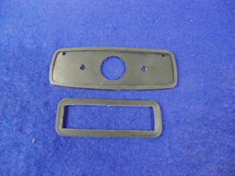 Datsun Roadster 63 68 license lamp gasket kit. inner and 1 - outer