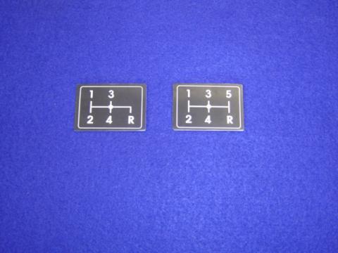 テロンOrder page! Datsun Roadster 65, 66, 67 1/2 Early Shift Pattern Label 4