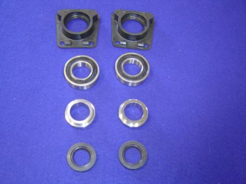 Datsun Roadster 65, 66, 67, 67 1/2, 68, 69 &amp; 70 Rear Axle Rebuild kit Sealed Bearings - (BOTH SIDES)