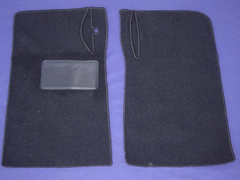 Datsun Roadster 65, 66, 67, 67 1/2, 68, 69 and 70 Carpet kit loop BLACK with jack in wheel well