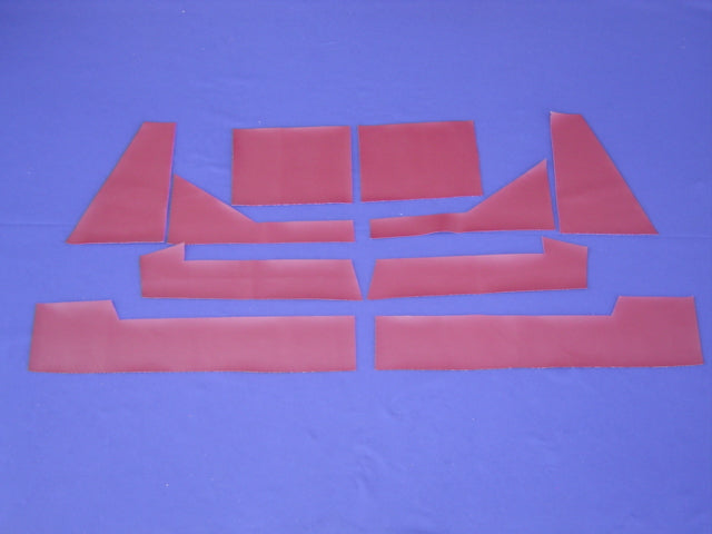 Datsun Roadster 65, 66 &amp; 67 &amp; 67 1/2 Red Vinyl Trim Set