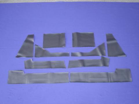 Datsun Roadster 65, 66, and 67 1/2 Black Vinyl Trim Set