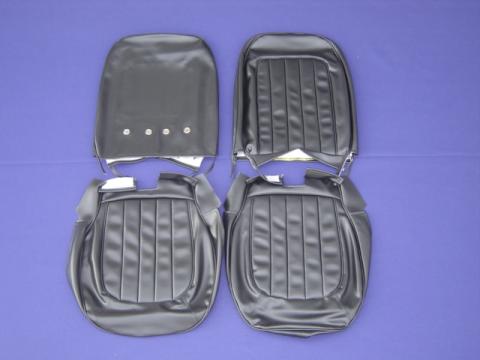 Datsun Roadster 65-66 and 67 Early Seat Covers set Black
