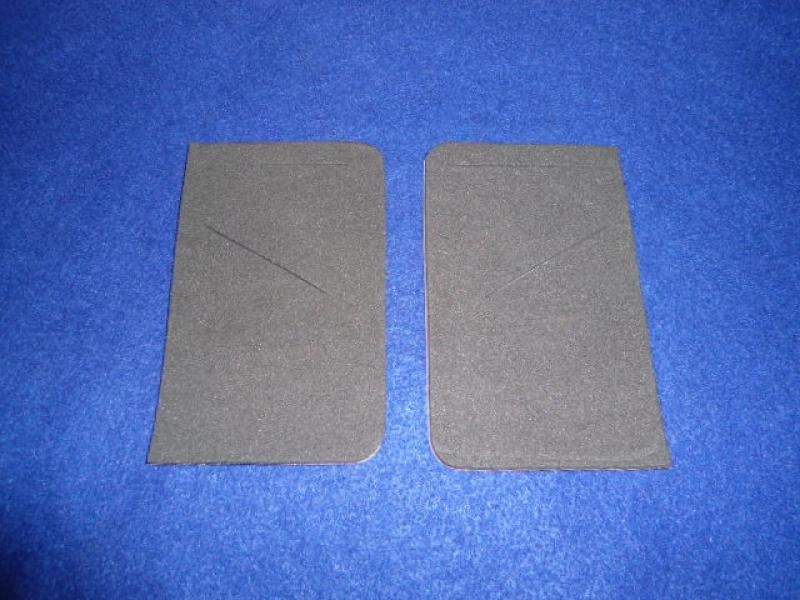 Datsun Roadster 65 - 67 1/2 Heater Box Door Gaskets- pair