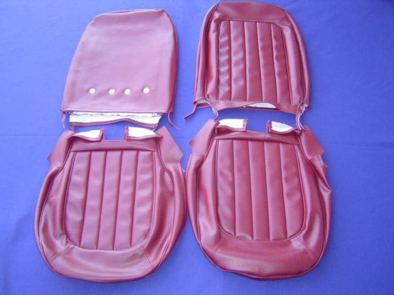 Datsun Roadster 65 - 67 Red Seat Cover Set