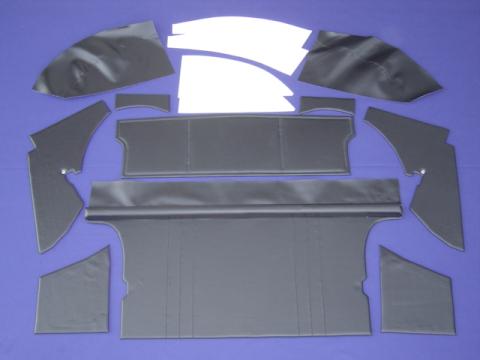 Datsun Roadster 671/2 - 70 Black Interior Panel Set