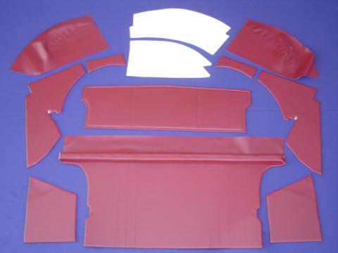 Datsun Roadster 671/2-70 Red Interior Panel Set