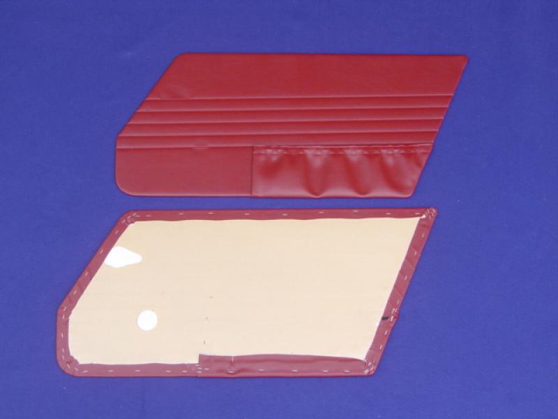 Datsun Roadster 67 1/2 Red Door panels w/ pleated pockets