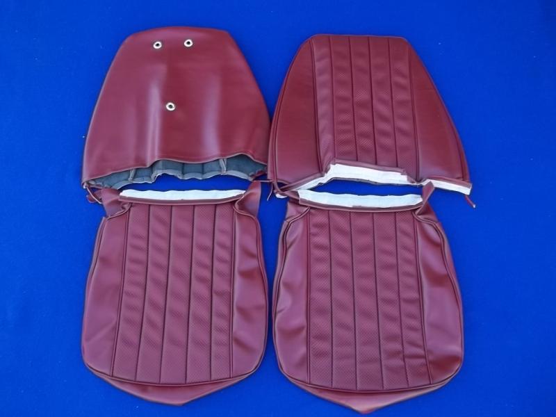 Datsun Roadster 67 1/2 Red Seat Cover Set