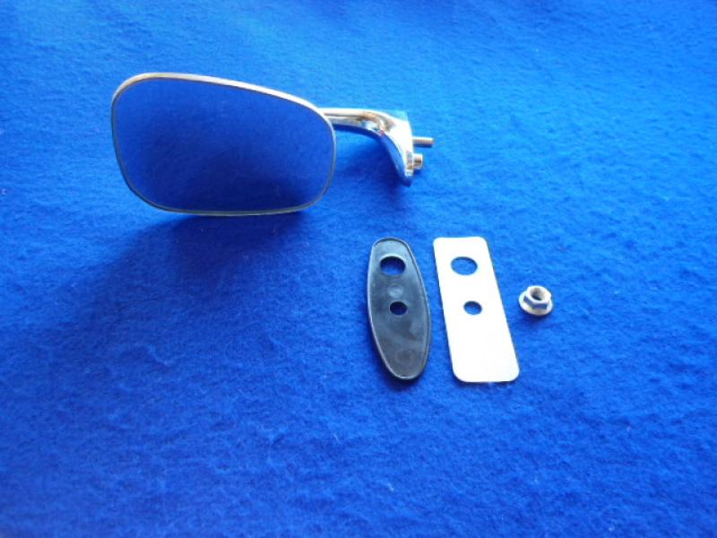 Datsun Roadster 68, 69 70 240Z 70, 71,72 and 73 LH Door Mirror W/Gasket