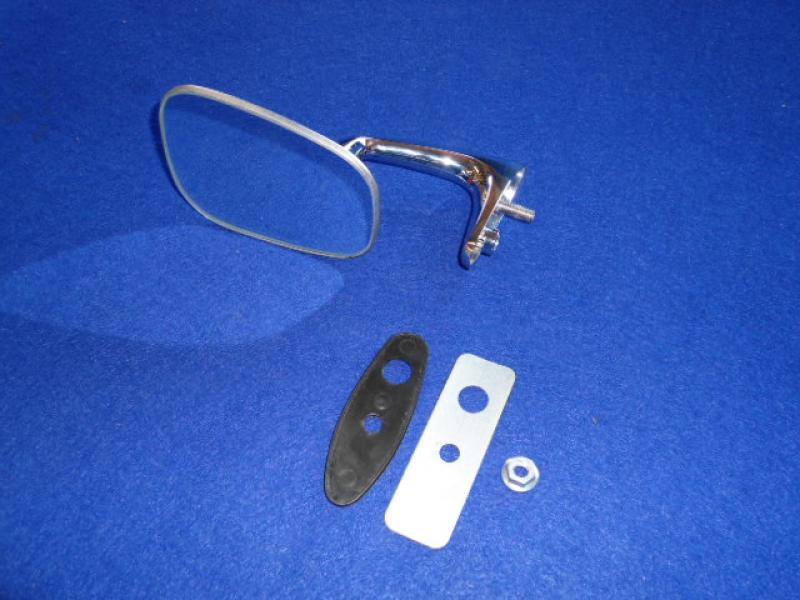 Datsun Roadster 68, 69 70 240Z 70, 71,72 and 73 LH Door Mirror W/Gasket