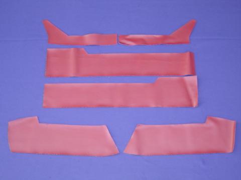 Datsun Roadster 68, 69 &amp; 70 Red Vinyl Trim Set