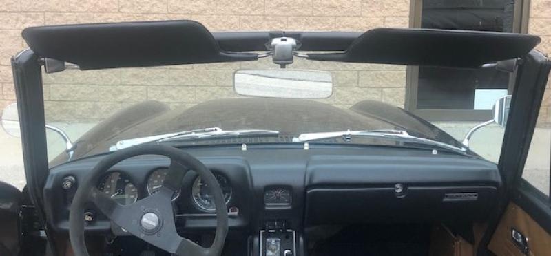 Datsun Roadster 68-70 Replacement Sun Visors Black