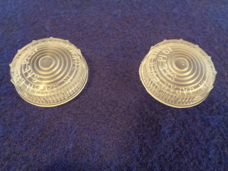 Datsun Roadster 69 Rear clear sidelight lens pair