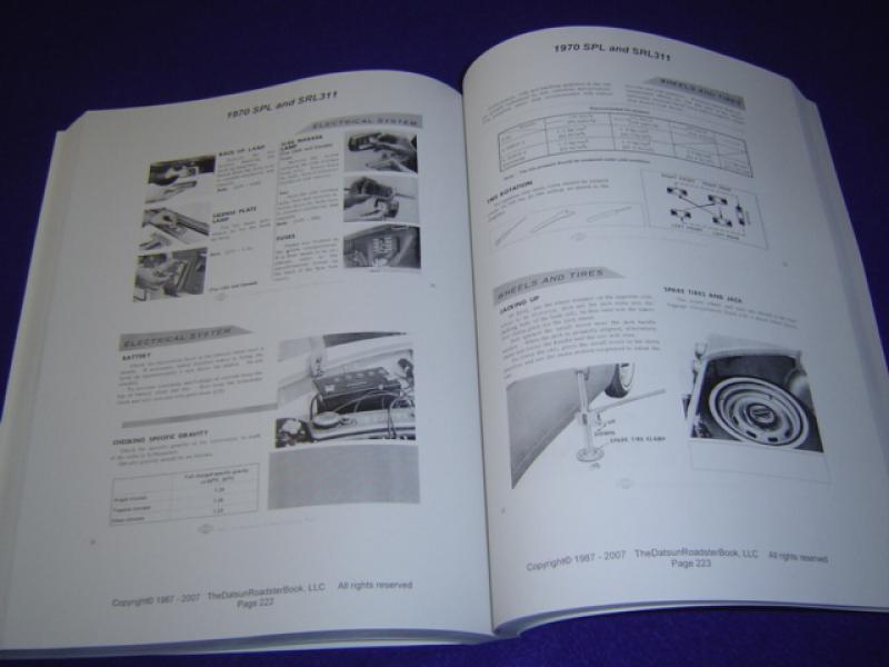 Datsun Roadster Book Volumes 1, 2, 3