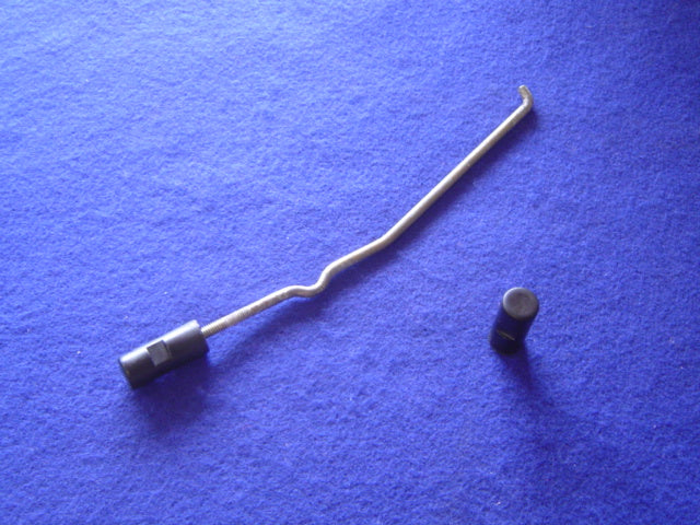 Datsun Roadster Emergency Brake Handle & Knob Button 67 1/2, 68, 69 and 70