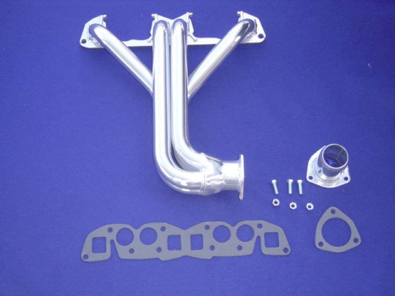 Datsun Roadster Fairlady 1500/1600 thermal coated header kit w/flex pipe & gear reduction starter