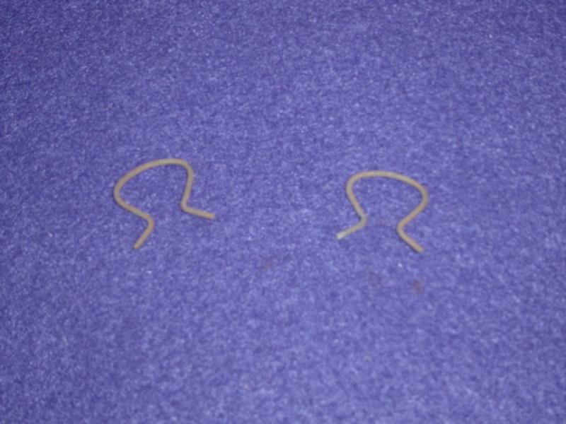 Datsun Roadster Fairlady 1500 Door & Flipper Retaining Clips PAIR