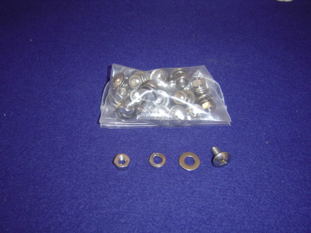 Datsun Roadster & Fairlady 63, 64, 65, 66, 67, 67 1/2, 68, 69 & 70 Fender Polished Stainless Bolt Kit (24)