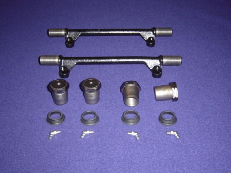 Datsun Roadster & Fairlady 63, 64, 65, 66, 67, 67 1/2, 68, 69 & 70  Lower Spindle Link, Bushing and Seal Kit - Both Sides