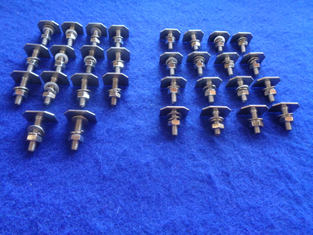 Datsun Roadster 65 - 67, complete set of 30 stainless steel