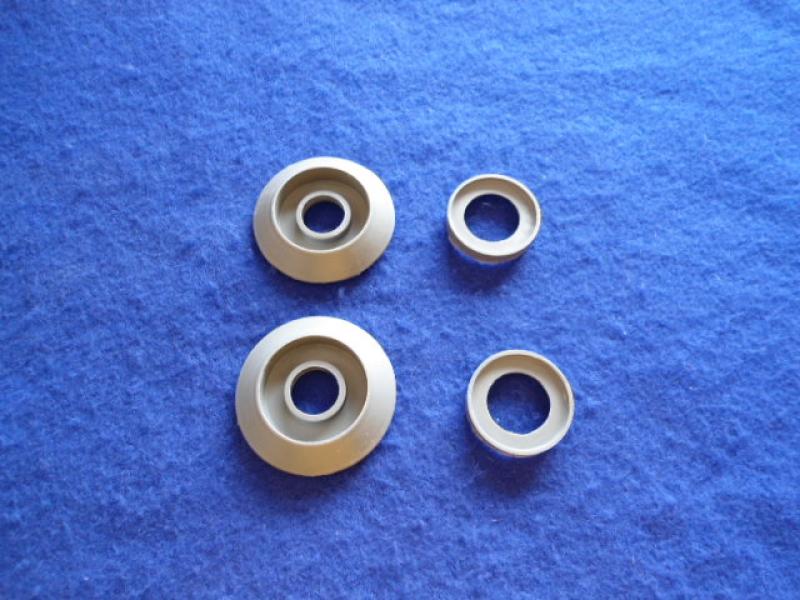 Datsun Roadster & Fairlady Plastic Set of 4 Gray plastic Escutheon set