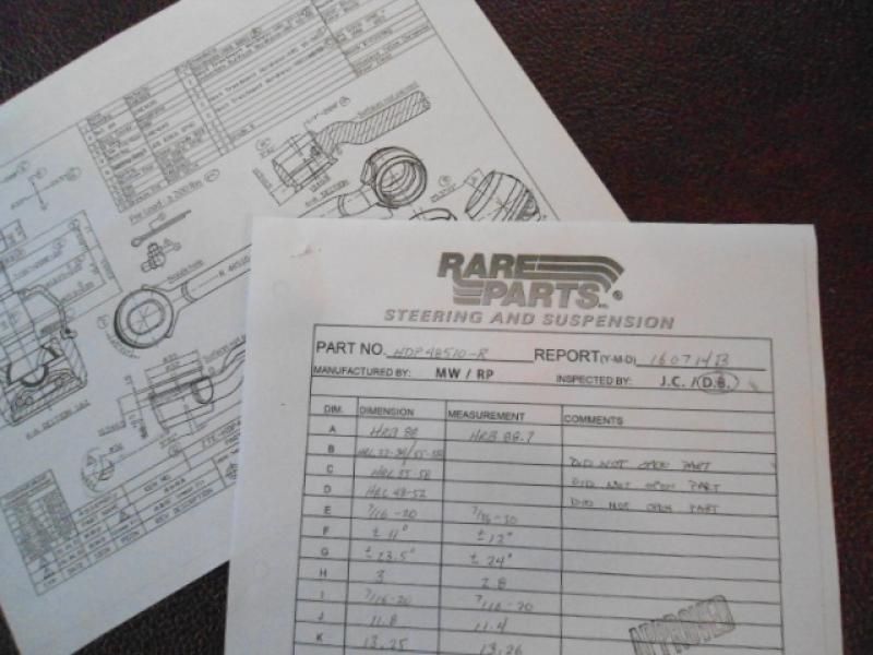 Datsun Roadster & Fairlady RH Tie Rod Assembly Aftermarket