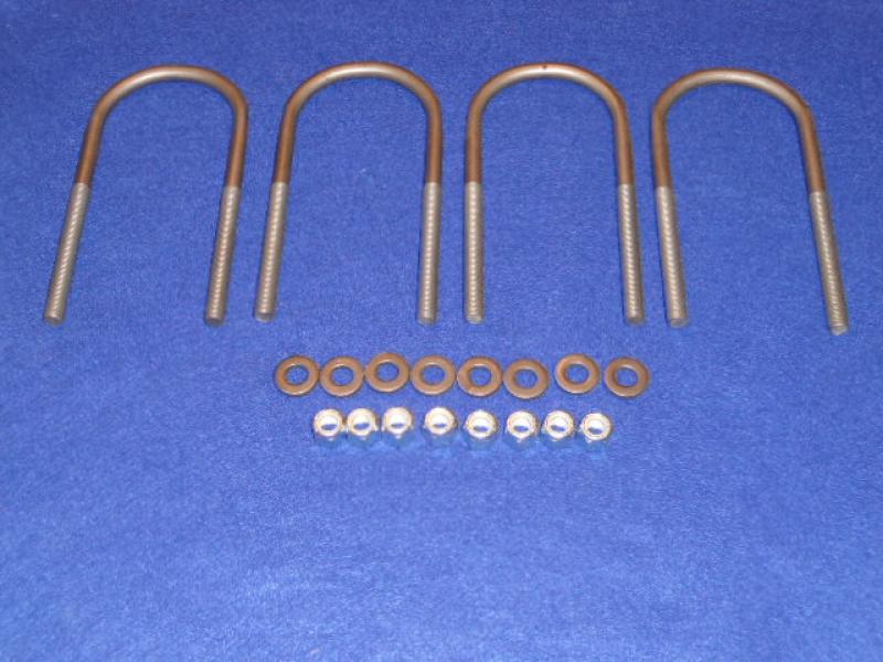 Datsun Roadster & Fairlady Rear differential housing 4 piece U-bolt kit w/hardware