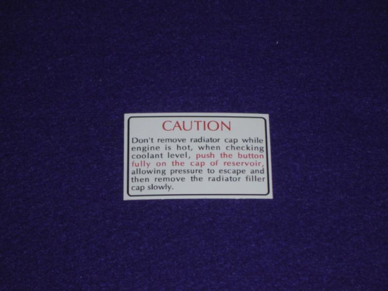 Datsun Roadster Overflow sticker