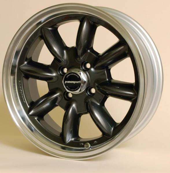 Datsun Roadster Panasport 14 X 6 custom wheel set of four w/lug nut kit